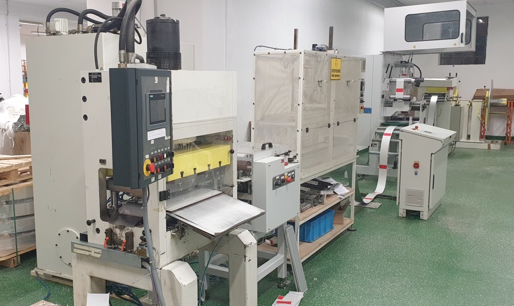 REFURBISHED LICENSE PLATE PRODUCTION LINE